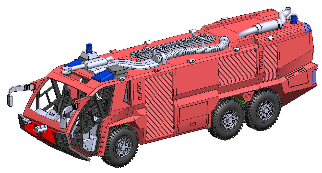 6x6消防车